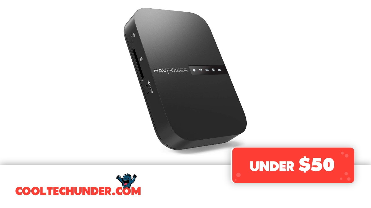 NewQ Filehub AC750 Travel Router: Portable Hard Drive SD Card Reader & Mini  WiFi Range Extender for Travel | Wireless Access External Harddrive & USB